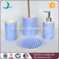 Fashion Design Fish Surface Design Ceramic Bathroom Set